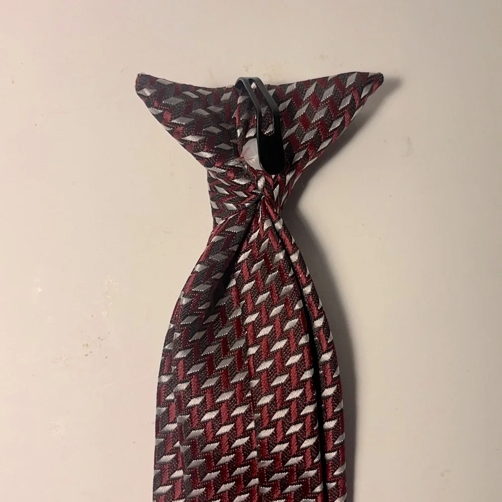 Set of 3 Boys/Young Men's Clip-on Ties. 10”, 11” and 15”